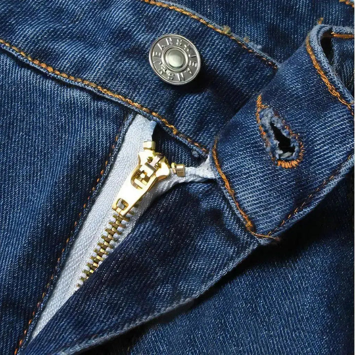 Floor-length fashion jeans
 for ladies