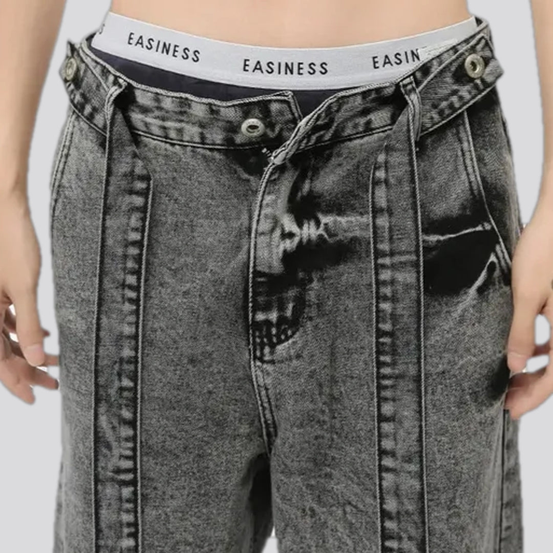 Vintage slouchy acid wash jeans for men