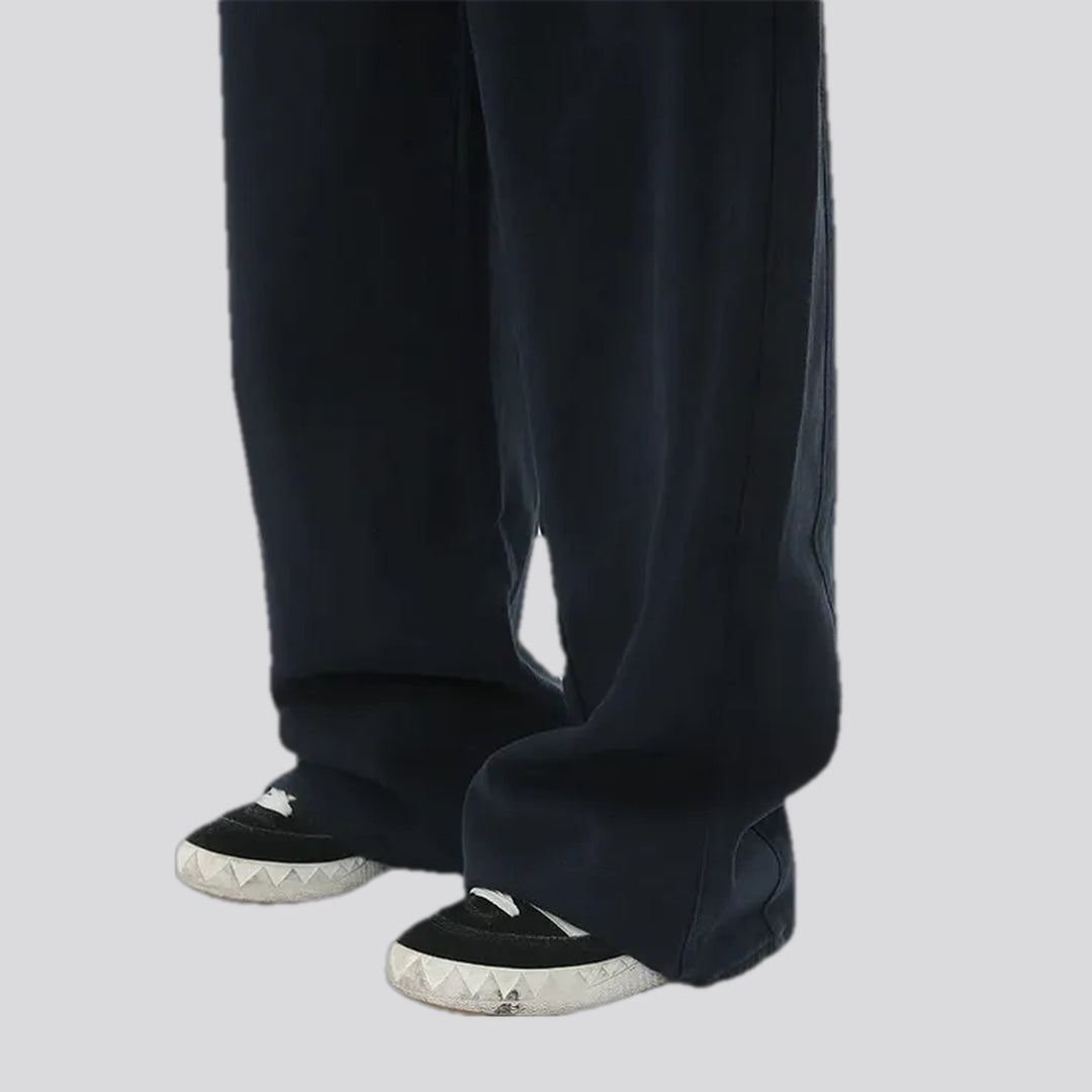 Baggy casual midweight jean pants for men
