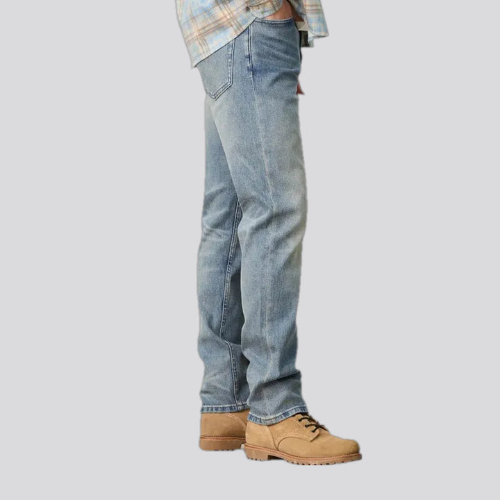 Midweight stretchable casual men's jeans