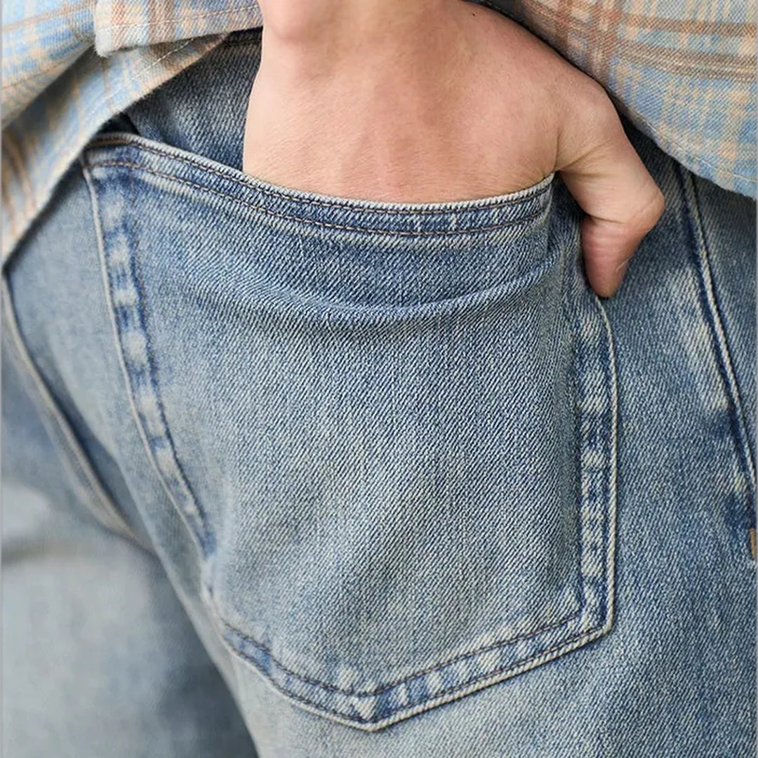 Midweight stretchable casual men's jeans